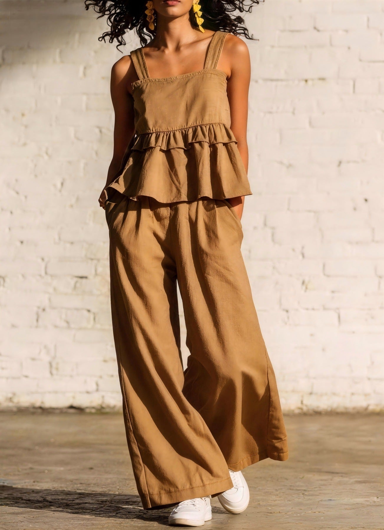 Loose-fit Camisole And Pants Set