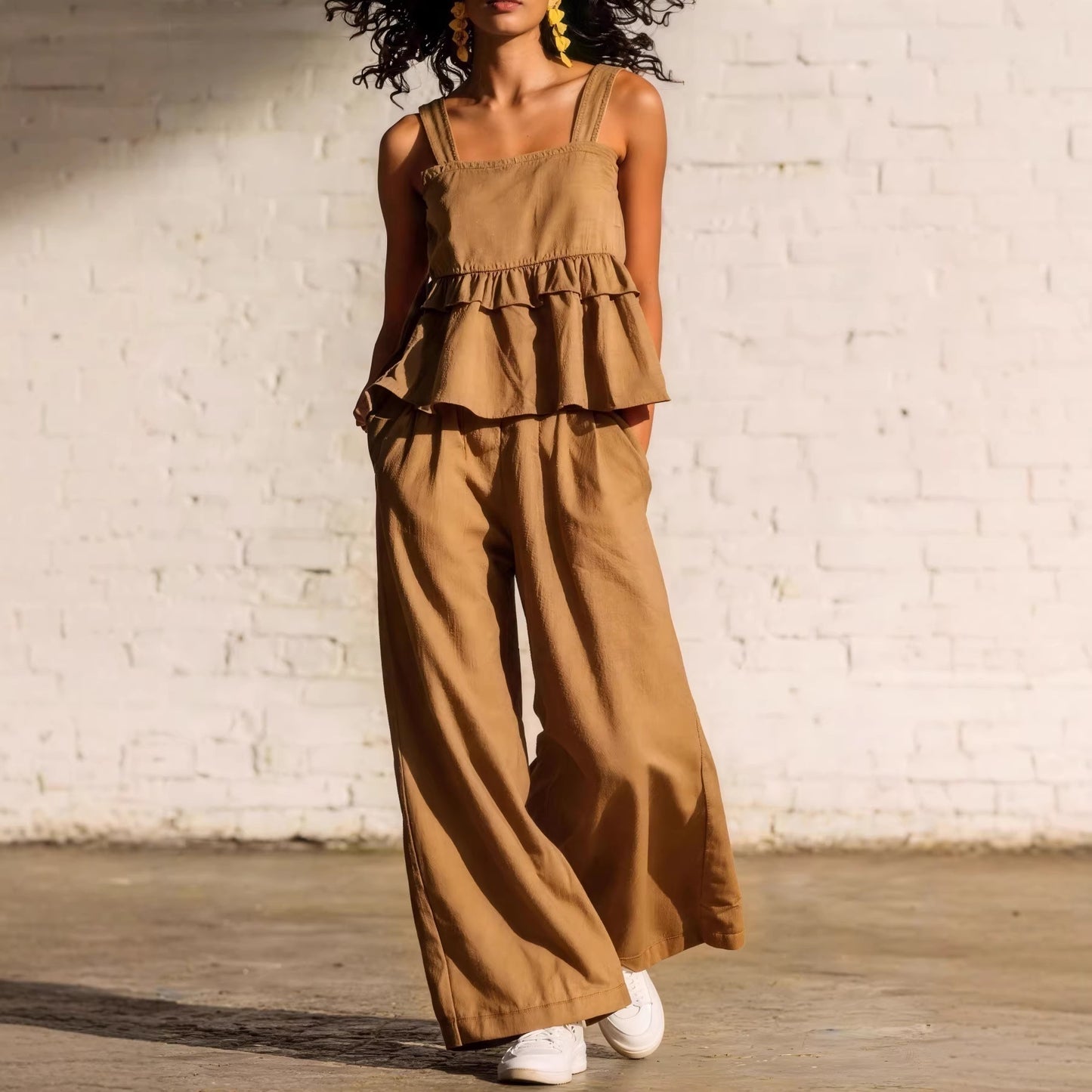 Loose-fit Camisole And Pants Set