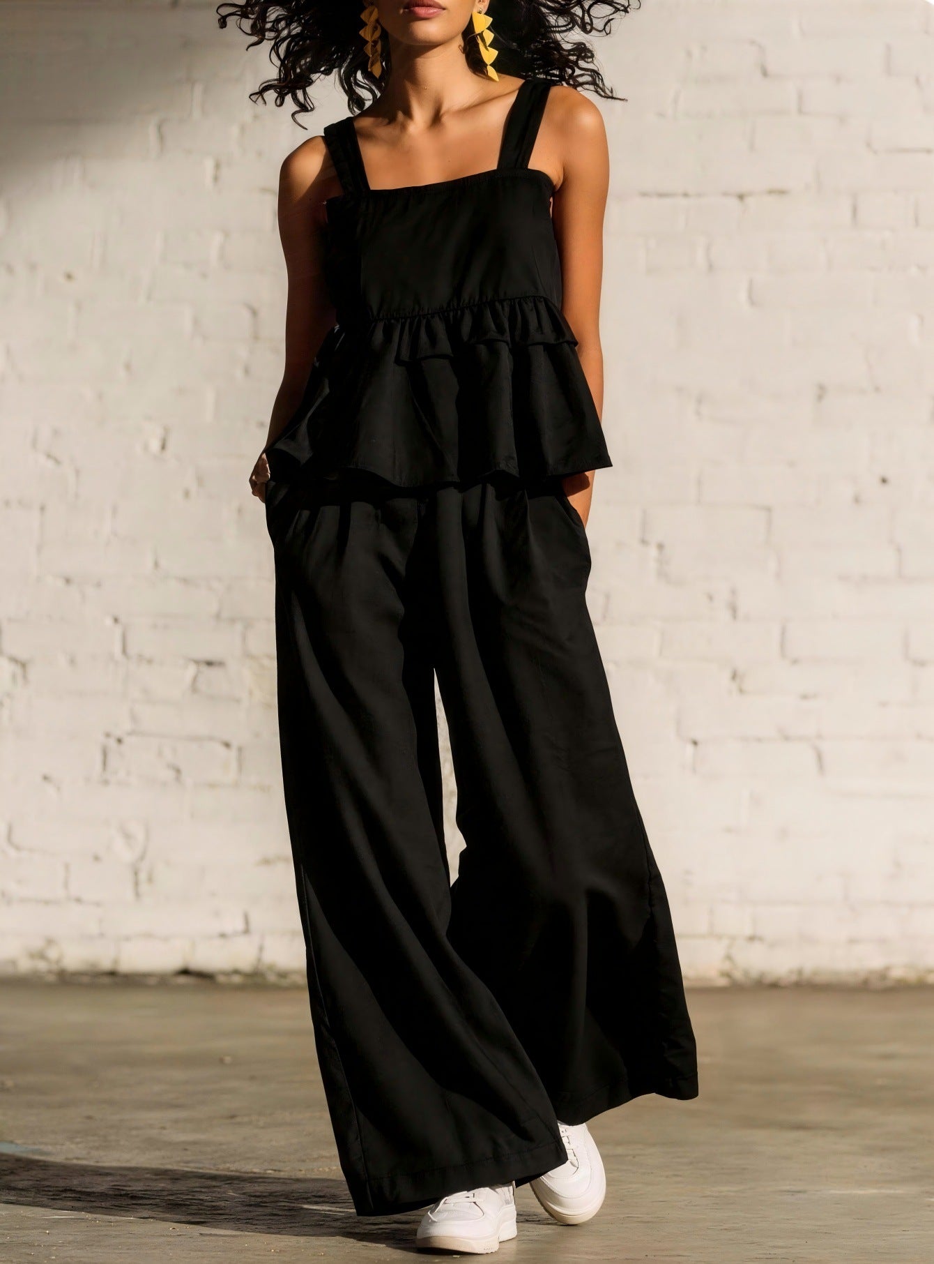 Loose-fit Camisole And Pants Set