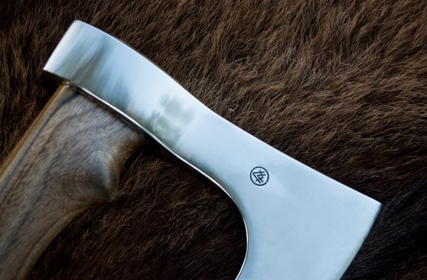 Long bearded BBQ axe