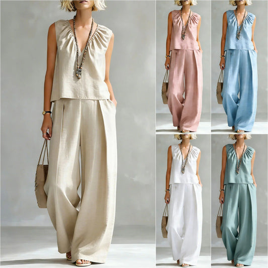 Sexy Urban-style Sleeveless Pantsuit