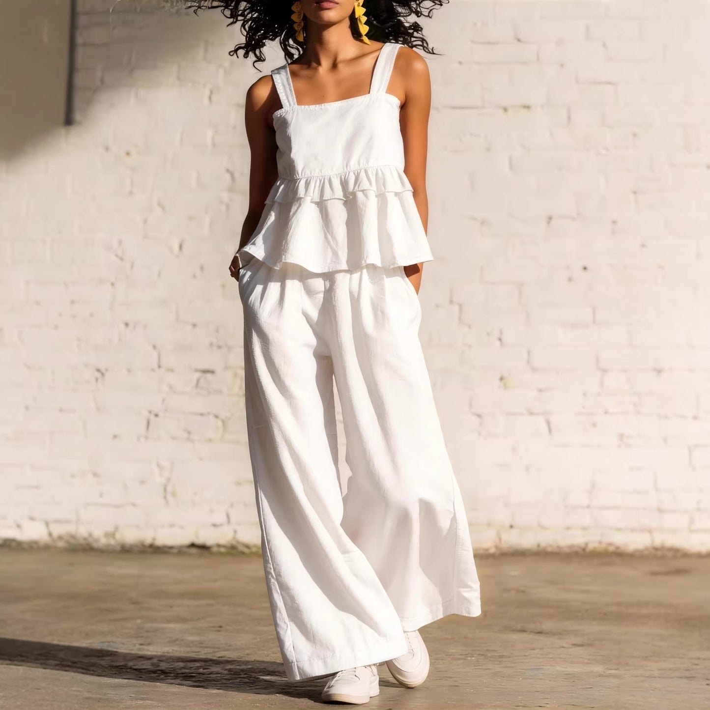 Loose-fit Camisole And Pants Set