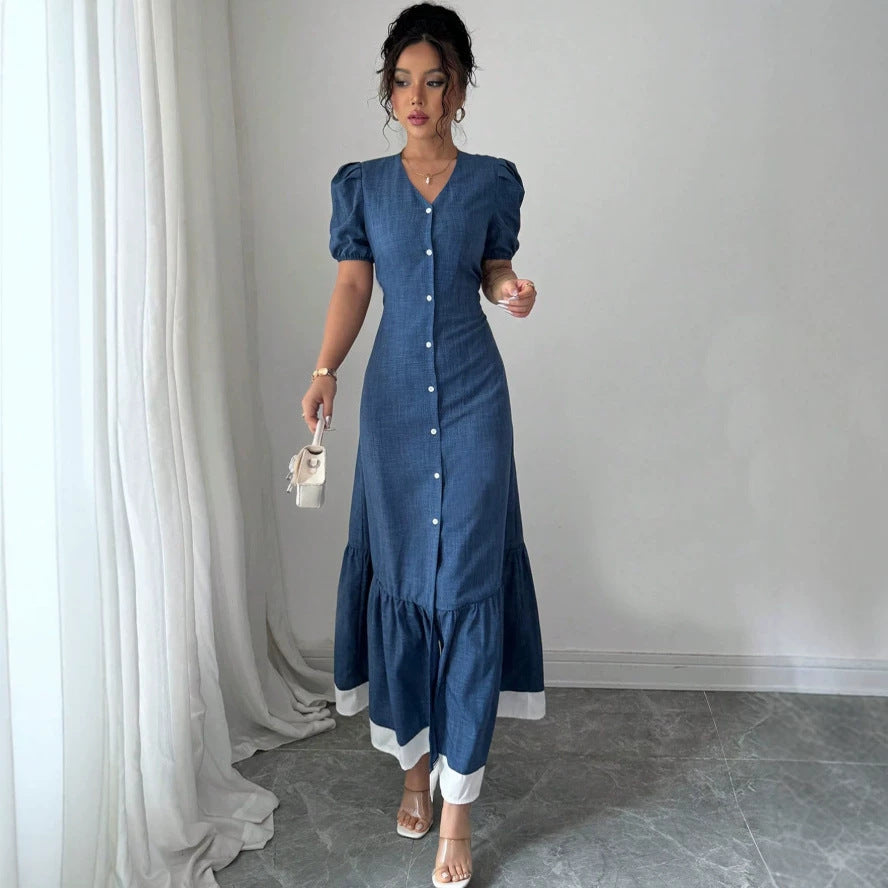 Summer Casual Lace Long Dress For Women