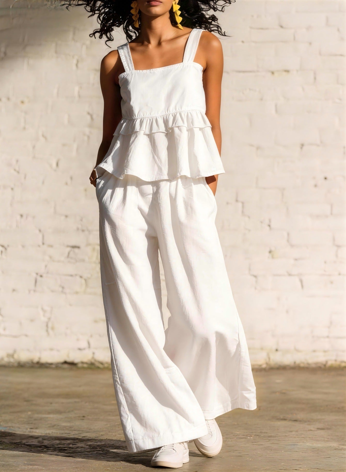 Loose-fit Camisole And Pants Set