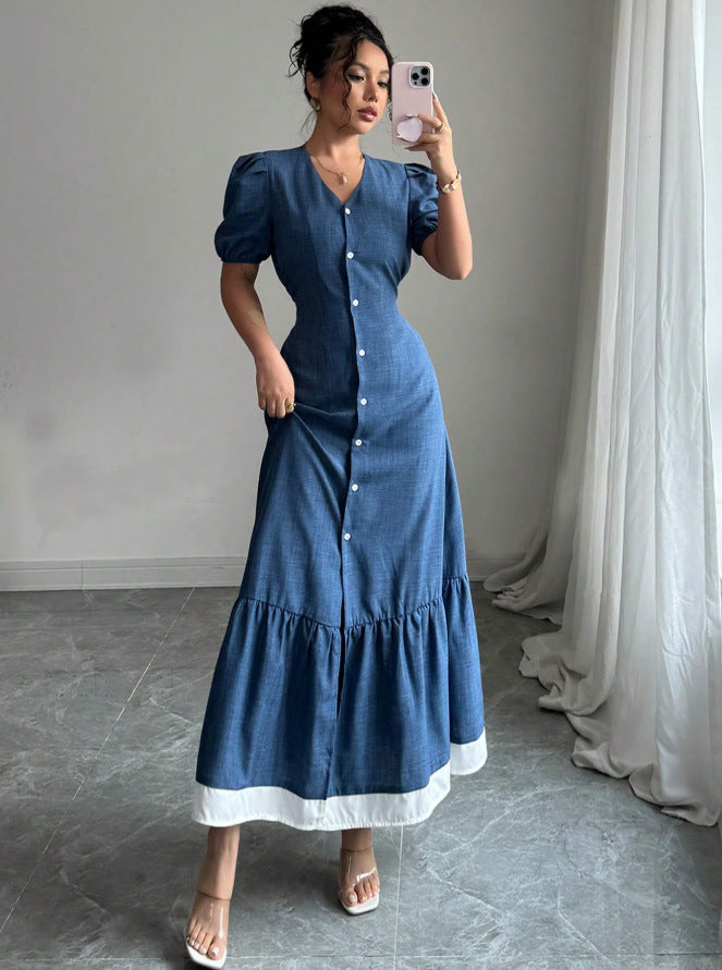 Summer Casual Lace Long Dress For Women