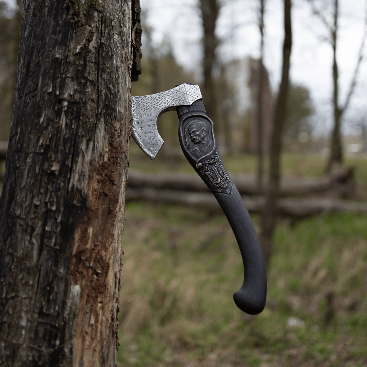 Handmade "Kozak" axe - Ukrainian Symbol of Freedom